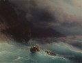 das Wrack auf schwarzem Meer 1873 Verspielt Ivan Aiwasowski russisch